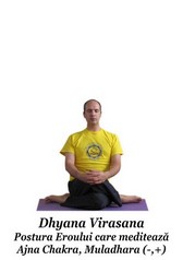 Dhyana Virasana - Postura Eroului care meditează